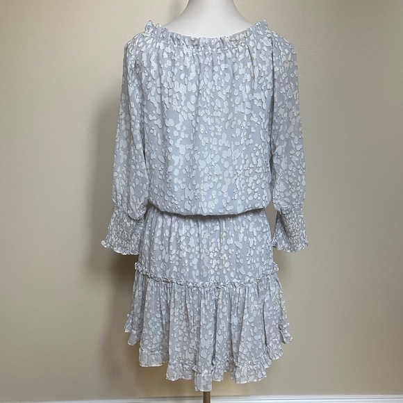 Buddy Love White Mini Dress with Ruffles - Picture 3 of 6